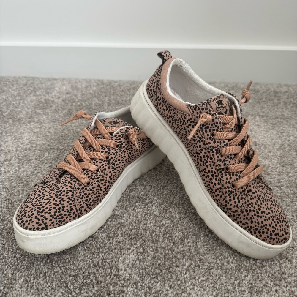 Women’s Roxy Platform Sneakers, Leopard Print (Style: Sheilahh)
